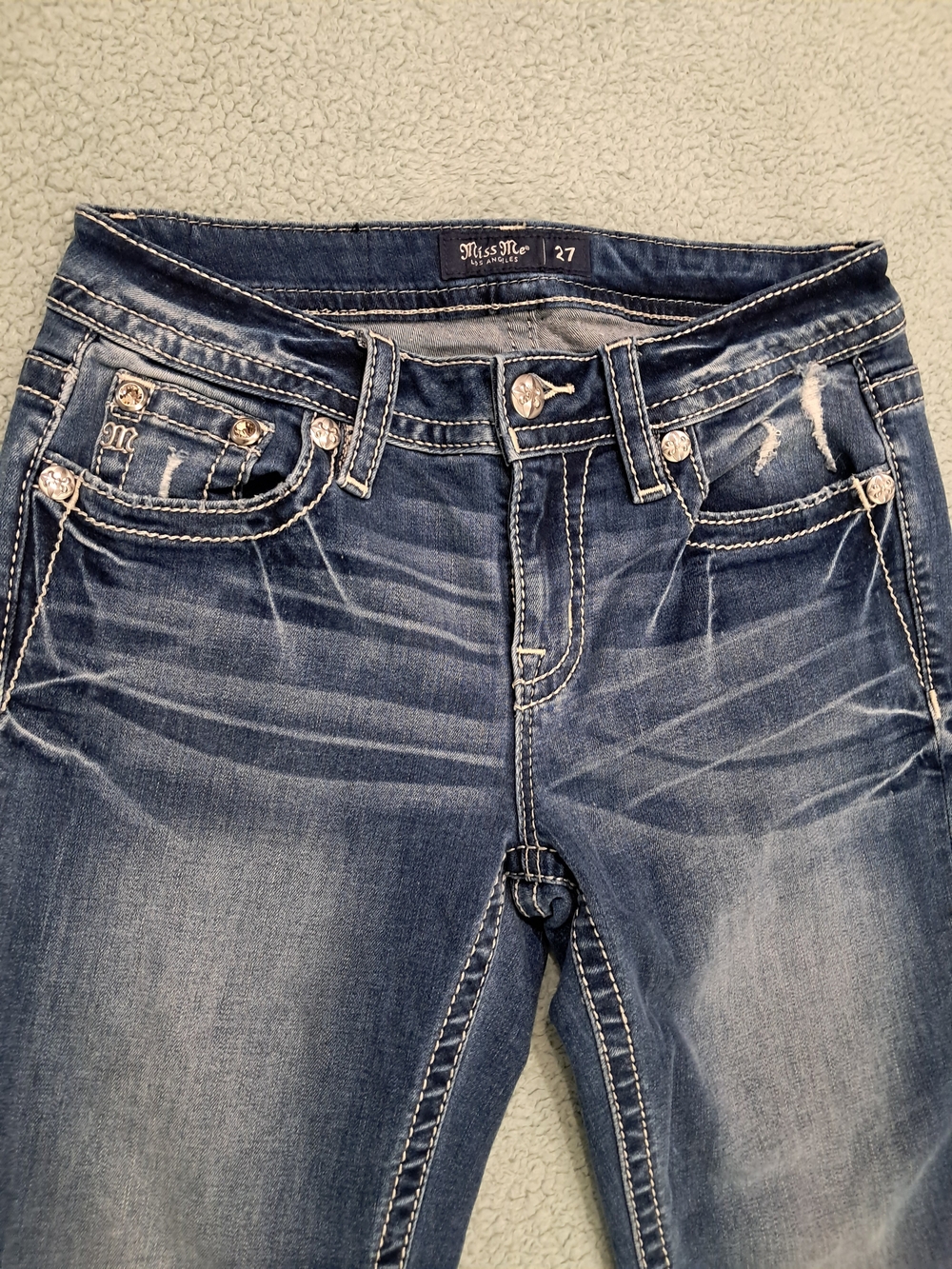 Miss Me Low Rise Bootcut Jeans - Picture 3 of 8
